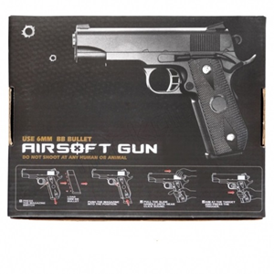 تفنگ اسباب بازی کلت فلزی ساچمه ای ایرسافت گان مدل AIRSOFT GUN V9 -اسباب بازی